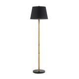 ZUN Metal Bamboo Floor Lamp 60"H B035122347