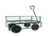 (Green solid wheels wagon cart) Solid wheels Tools cart Wagon Cart Garden cart trucks make it easier 83077866