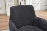 Polyester Swivel Barrel Chair, Swivel Accent Chairs Armchair for Living Room, Reading Chairs for W1361P149655
