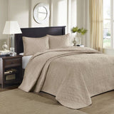 Reversible Quilt Set Khaki Twin/Twin XL B03597501