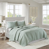 Full/Queen 3 Piece Reversible Scalloped Edge Quilt Set B03597531