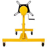 1000lbs Folding Engine Stand,Geared Rotating Head,360 Degree Adjustable Mounting Head,Yellow Color W465P265566
