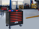 Rolling Metal Tool Chest with 6 Drawers, 20" 6-Drawer Tool Chest Cabinet with Ball Bearing Drawer 88830503