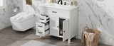 ZUN 36" Bathroom Vanity with Sink, Bathroom Cabinet with Drawers, Solid Frame and MDF Board, One N759P207685K