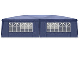 3 x 6m Four Windows Practical Waterproof Folding Tent Blue 29055508