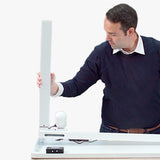 Whole Piece Electric Standing Desk, 48 x 24 Inches Height Adjustable Desk, Sit Stand Desk Home B082119963