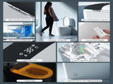 E40 Smart Toilet with Bidet Built In, Luxury Bidet with Heated Seat ADA Comfort Height Toilet with W3402P442697