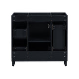 36" Bathroom Vanity-Black N729P171885B