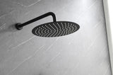 Shower System with Shower Head, Hand Shower, Slide Bar, Bodysprays, Shower Arm, Hose, Valve Trim, TH-68111-MB