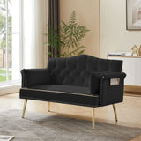 BLACK 2 SEATER SOFA W588P165685