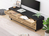 59.06"6-Drawers Rattan Storage Cabinet Rattan Drawer with White Drawer Slides,for Bedroom,Living W757P162759