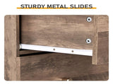 Grey linen particleboard with melamine veneer, 66*40*131cm, 52 drawer cabinet, matte gold handles 29836345