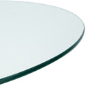 Modern Kitchen Glass dining table ROUND Tempered Glass BAR Table top,Clear BAR Table Metal W210P195508