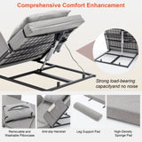 4-68&deg Lift Range Electric Adjustable Bed Backrest with Safety Rails, 300 lbs Capacity, Ideal for 16660448