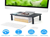 Adjustable Monitor Riser Stand, 3Level Height Adjustable Metal Monitor Stand with Ventilated Mesh 05957790