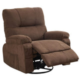 ZUN Recliner chair,360 degree rotating swing single sofa chair, equipped with soft cushion and backrest, W1521P265838