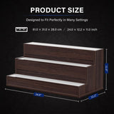 LED Lighted Liquor Bottle Display Shelf, 24 Inch Bar Display Shelf, DIY Illuminated Bottle Shelf W2178P163149