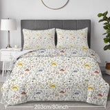 3 Pieces Mushroom Decoration Comforter Set Soft Bedding Set for Kids Down Alternative Twin Size 67844065
