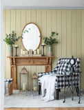 24" x 36" Oval Wall Mirror with Wood Frame, Farmhouse Wood Mirror for Bathroom Entryway Console Lean W2078126447