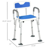 Anti slip shower chair with adjustable height 73258628