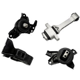 4x Engine Motor & Trans Mount Set For Hyundai Sonata 2011-2014 Sedan 4-Door 2.4L 2359CC l4 GAS DOHC 45437950