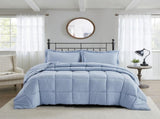 3 Piece Pre Washed Down Alternative Comforter Set with 2 Shams 79420165