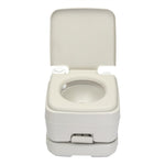 ZUN 10L Portable Removable Flush Toilet with Double Outlet 18275673