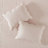 3 Piece Reversible Scalloped Edge Quilt Set B03597533