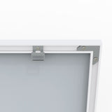 48"x32" Oversized Modern Rectangle Bathroom Mirror with White Frame Decorative Large Wall Mirrors W708P146111