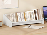 Desktop Bookshelf,Wooden Tilting Bookcase Small Desktop Bookshelf Organizer for Magazines 22303747