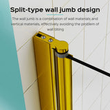 31 in. W * 55 in. H Frameless Shower Doors for Bathtub, 1/4" Thick SGCC Tempered Glass Door, W1552P189604