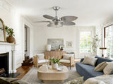 42" Ceiling Fan, Indoor Ceiling Fan With Light with Remote Control, Noiseless Reversible Motor, 6 W3775P464134