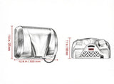 Commercial Hand Dryer, Automatic High Speed Stainless Steel Warm Wind Hand Blower, Compliant for 72967596