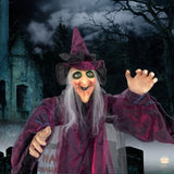 71in Life Size Hanging Witch Talking Halloween Everyday Decoration 98890784