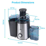 800W Home Use Multi-function Electricwith 3" Feed Chute for Whole Fruits and Veg,Centrifugal 20549252