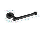 2 Pack Toilet Paper Holder - Matte Black SUS304 Stainless Steel Toilet Paper Holder Towel Rack for 74536928