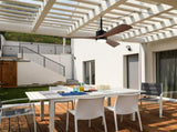 42" ABS Blades Outdoor Ceiling Fan with LED Light Remote Control,Quiet DC Motor 6 Speed W3775P459398