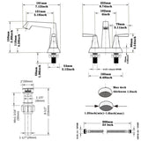 2-Handle Bathroom Sink Oil Rubbed Bronze 4 Inches Centerset Vanity 3 Hole Bathroom T3177P277477