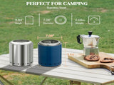 7.1*7.1*9.7in smokeless fire pit blue 41002080