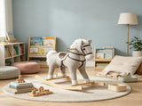Back and Forth Rocking Horse with Sound Effects, Ride On Horse Toy for 12-36 Months Toddlers, Gray 96552428