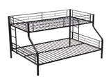 Twin Over FULL Metal Bunk Bed , No Box Spring Needed, Large Under Bed Storage, Easy Assemble W311P297434