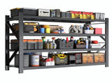 Heavy Duty Garage Shelving Units 70.1"H"71"W 24"D, 4-Tier Steel Adjustable Metal Storage 84174731
