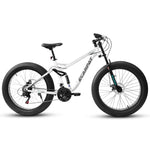 ZUN A26309 26 inch Mountain Bike,Full-Suspension 21 Speeds Drivetrain with Disc-Brake MTB Bicycle, 26*4" W709P194944