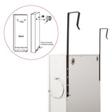 Retro Wood Whole Body Mirror Decoration Storage Mirror Jewelry Mirror Cabinet White 30030813