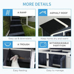 ZUN Outdoor Rabbit Hutch （Prohibited by WalMart） 65169278