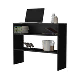 Black Console Table with Open Storage B062P252155