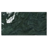 12x24 green natural marble polished tile, natural stone, genuine marble, real marble, for wall and W1696P314480