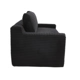 Loveseat Sofa with Memory Foam & Steel Frame - No Assembly, Convertible 2-in-1 Design, Corduroy W3561P324174