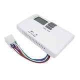 Wall Mount Thermostat for Cooling Heating Battery Powered HVAC System Push Button App Controlled 32115687
