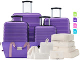 Hardshell Luggage Sets 4 pcs Bag Spinner Suitcase with TSA Lock Lightweight-16"20"24"28" PP310249AAI